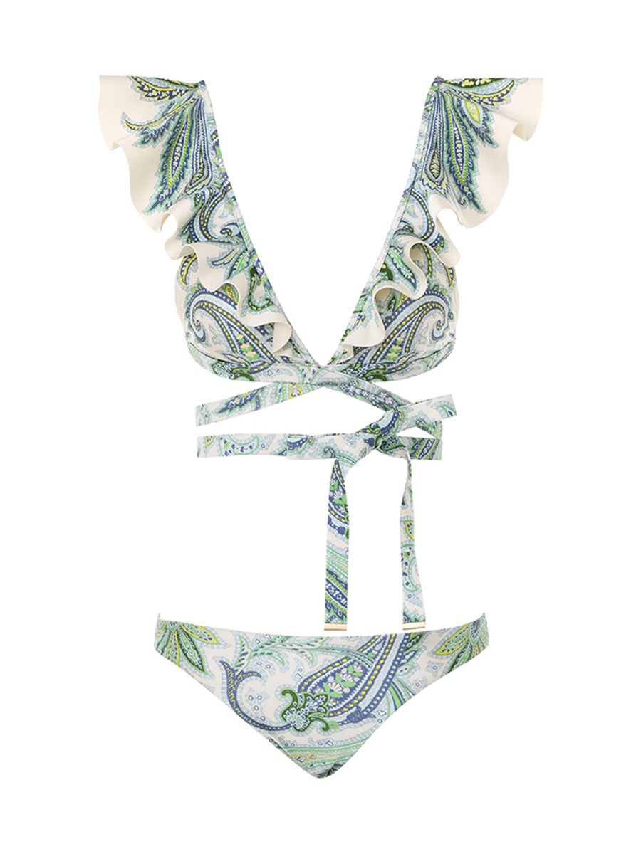 ZIMMERMANN COSTUME BIKINI CON STAMPA