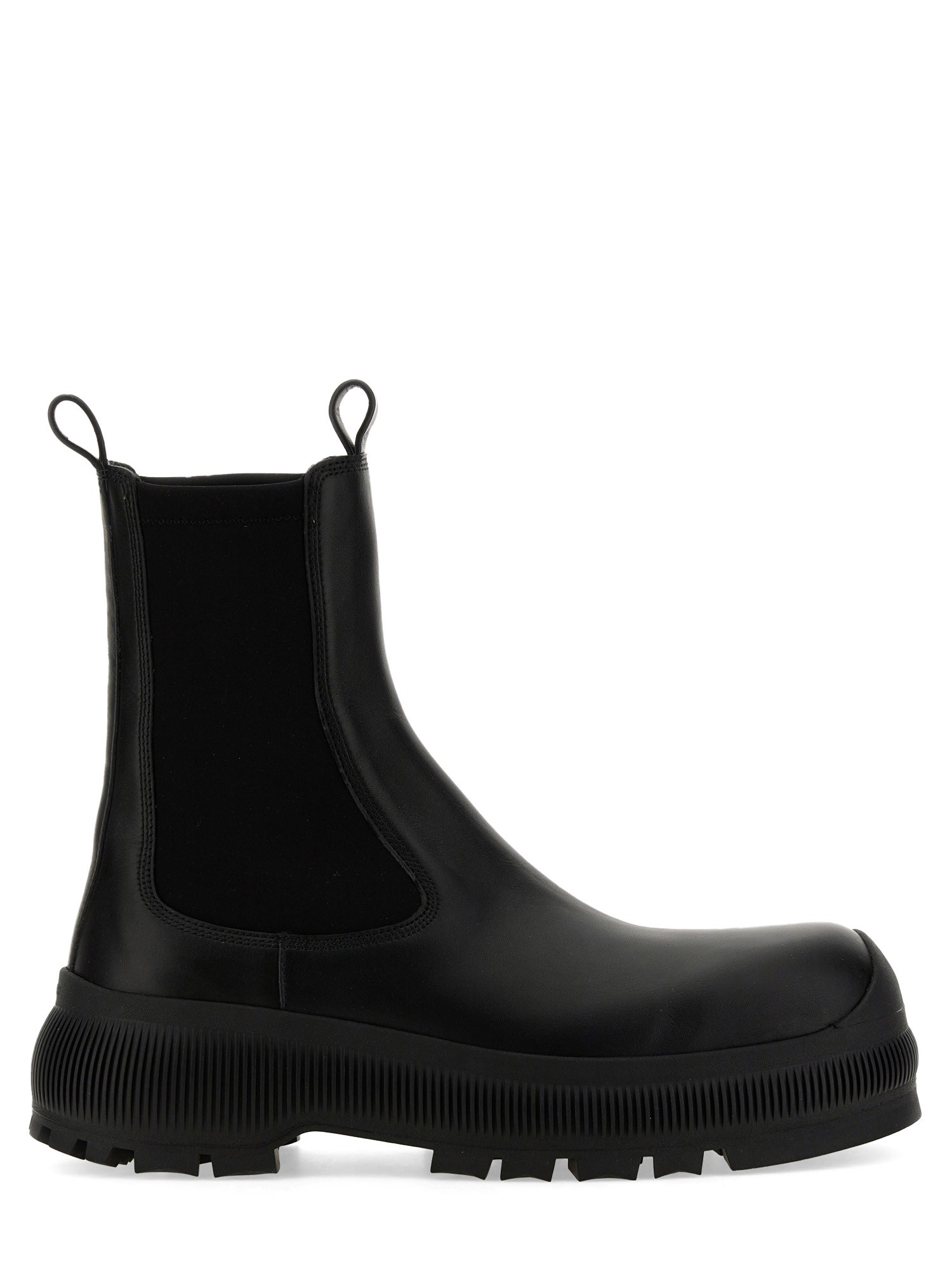Jil Sander Men's Classic Chelsea Boot In Black
