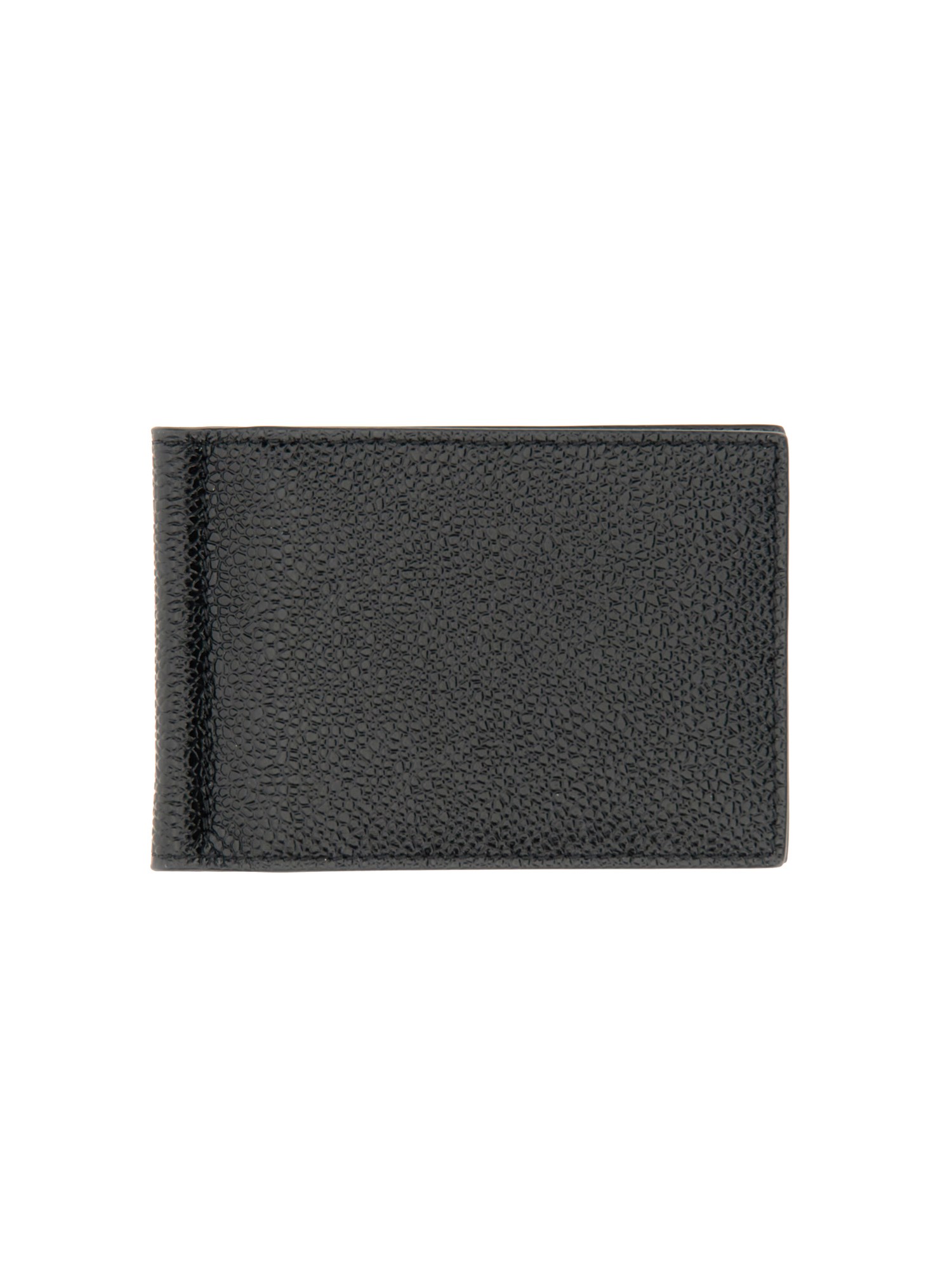 Shop Thom Browne Money Clip Wallet In Black