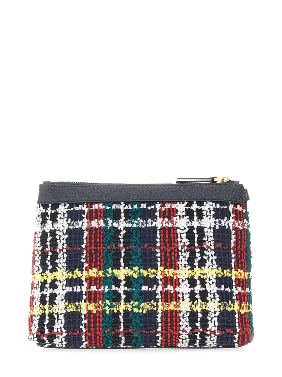 BEAUTY CASE IN TARTAN 