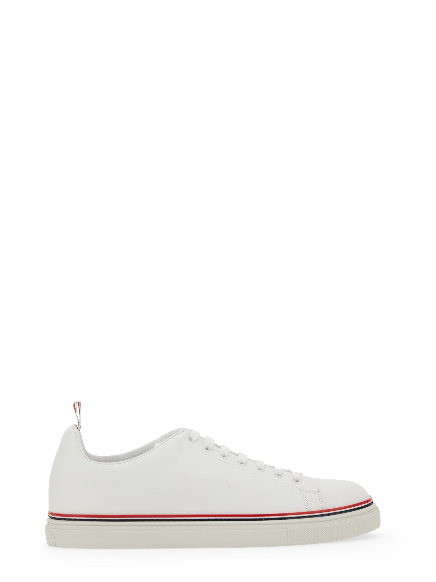 Shop Thom Browne Tennis Sneaker In White