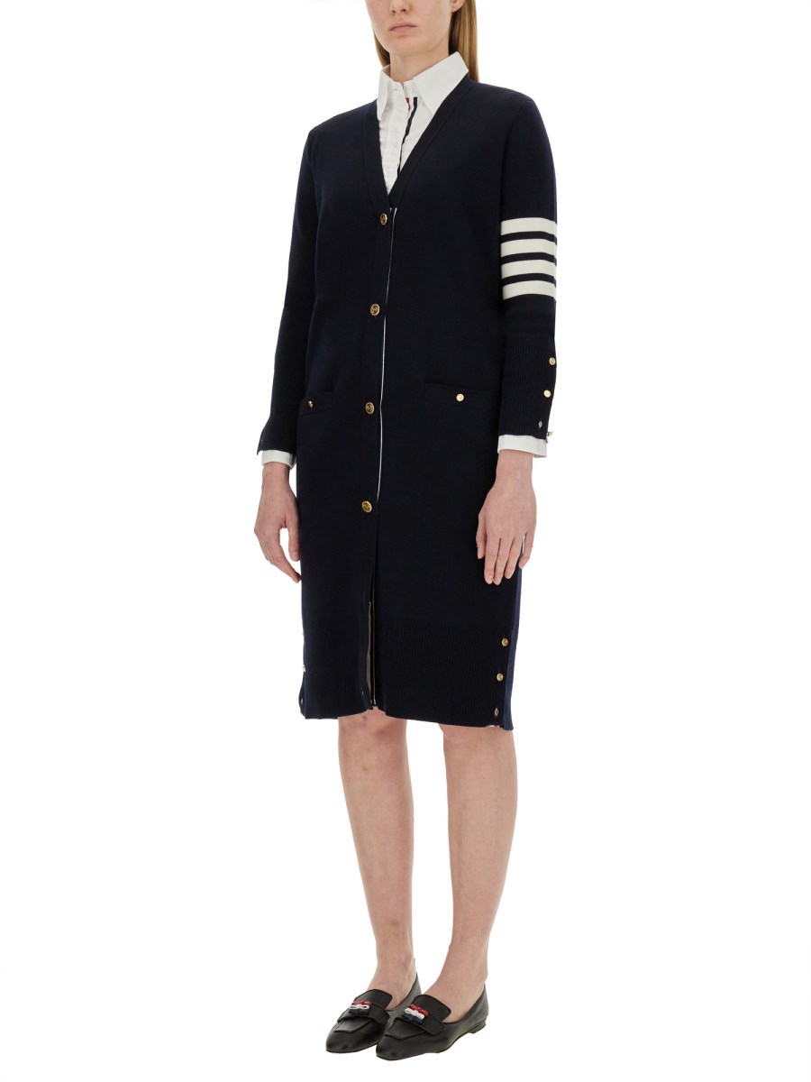 CARDIGAN LUNGO 4BAR 