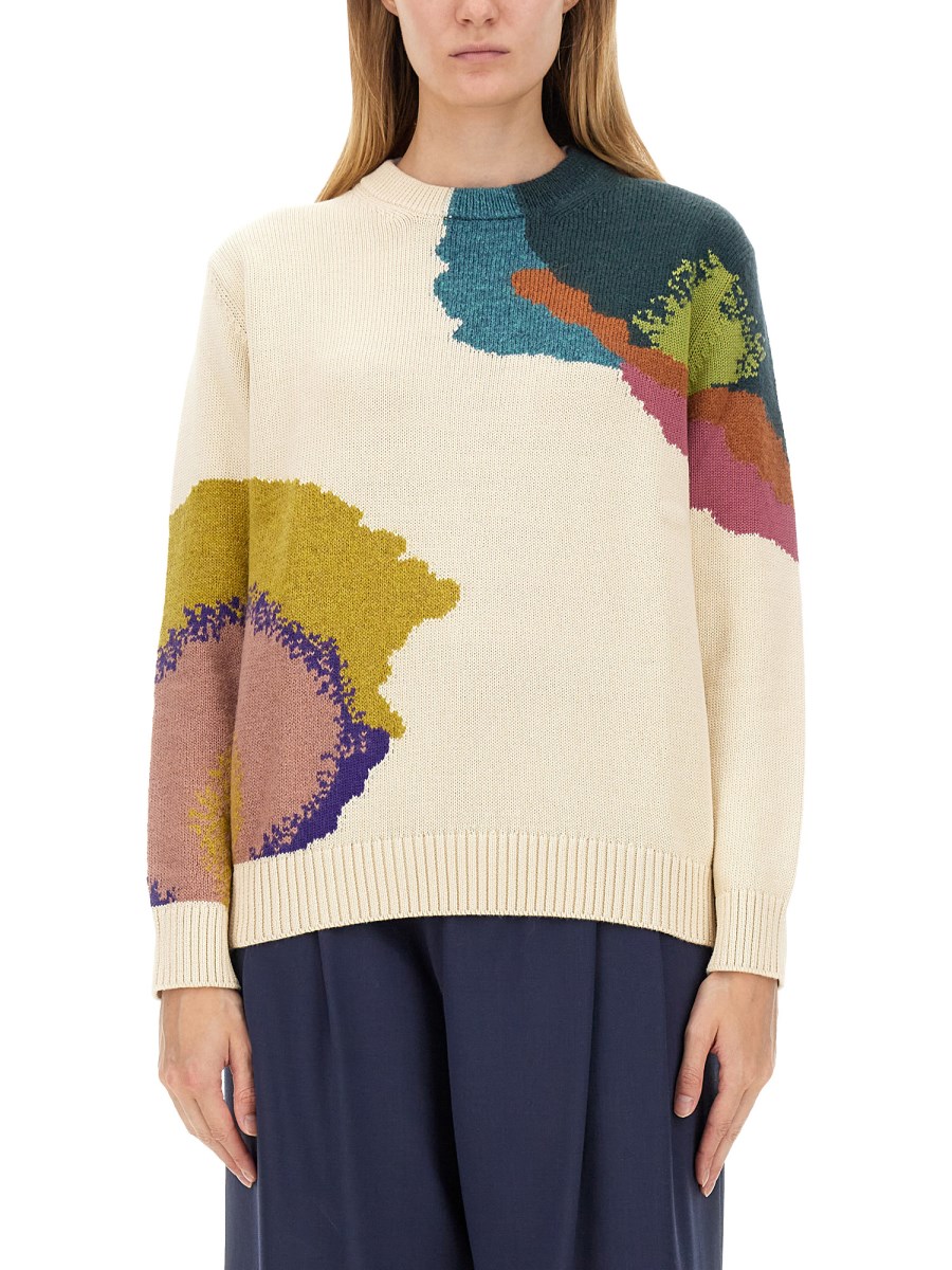 PS BY PAUL SMITH MAGLIA IN COTONE CON RICAMO