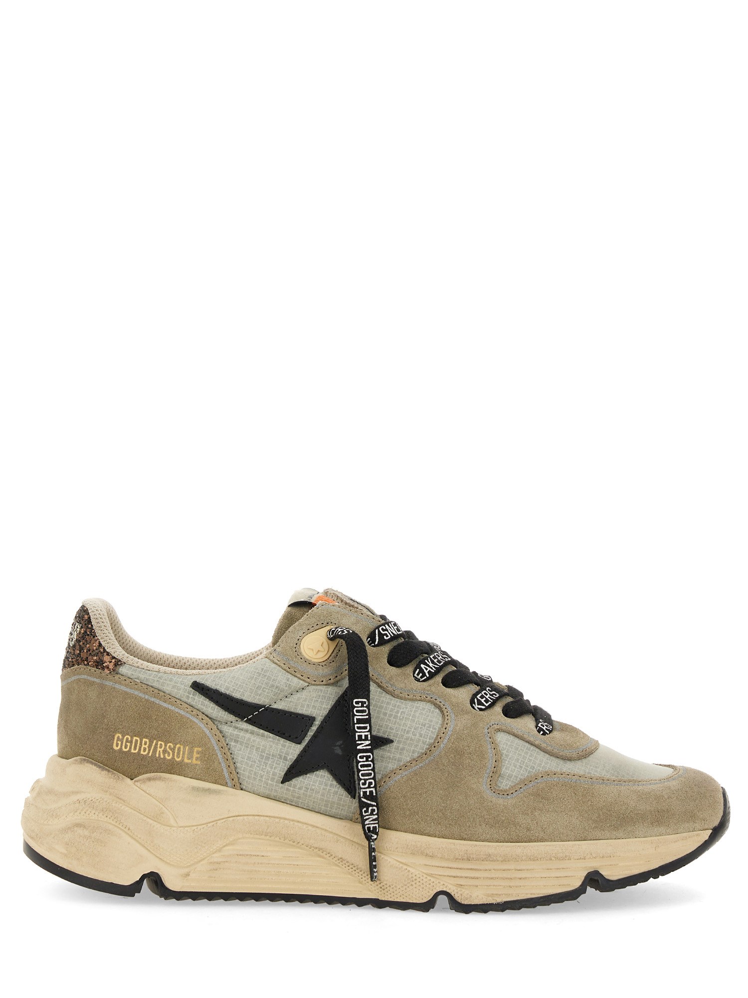 Shop Golden Goose Leather Sneaker In Beige