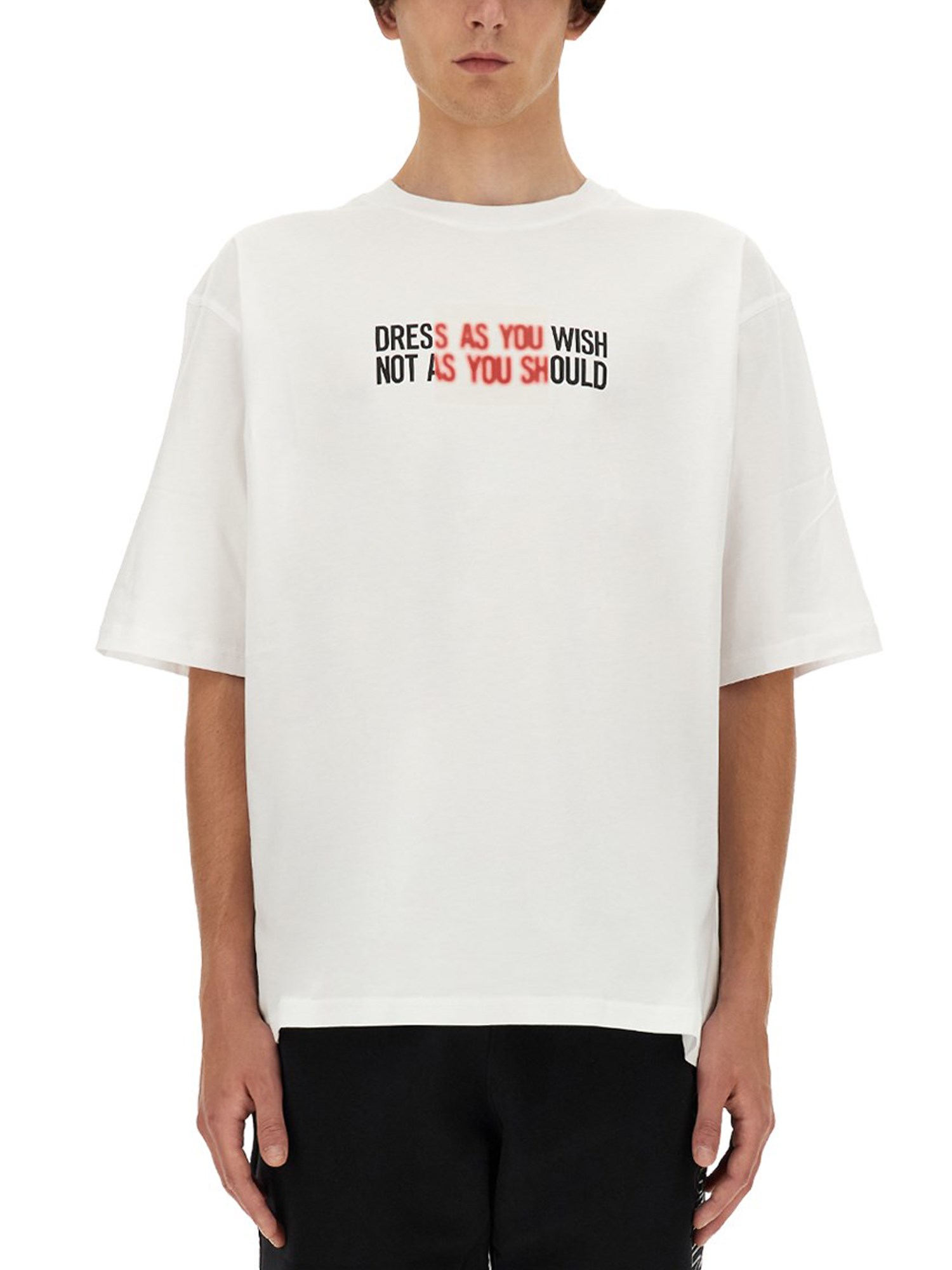 Moschino T-shirt With Logo In White