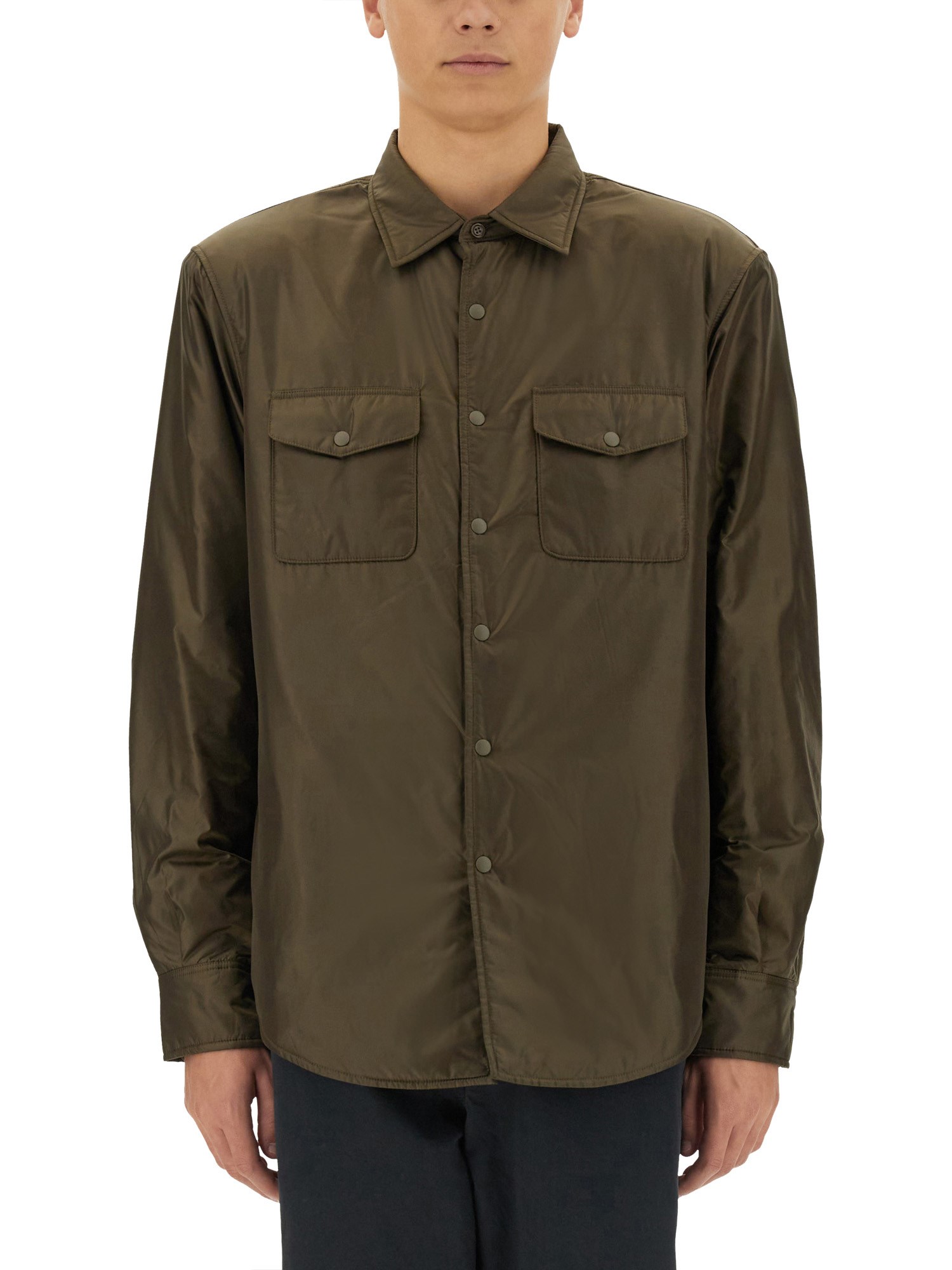 Aspesi "13 Plus" Shirt In Military Green