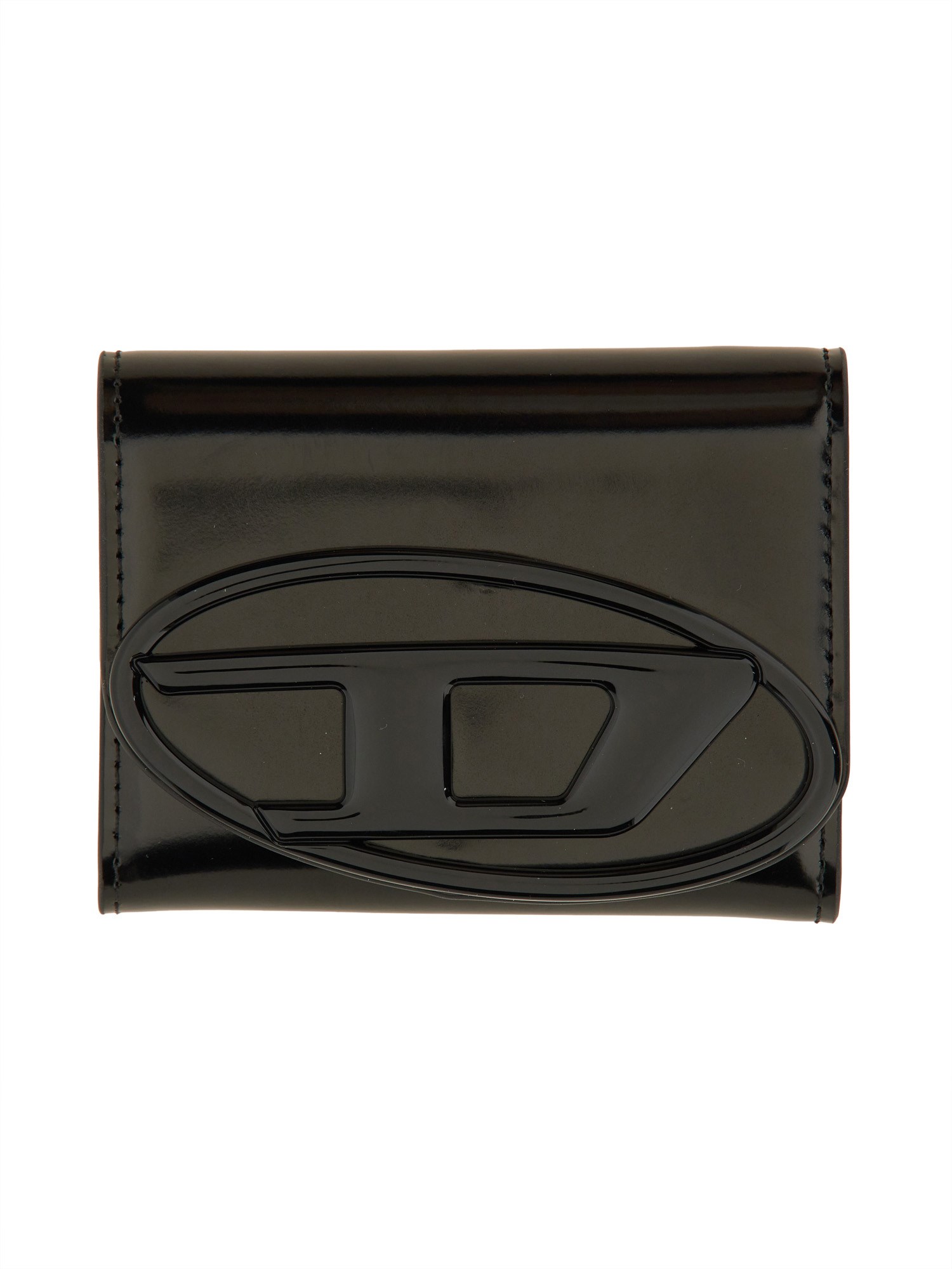 Shop Diesel Wallet With Logo In Black