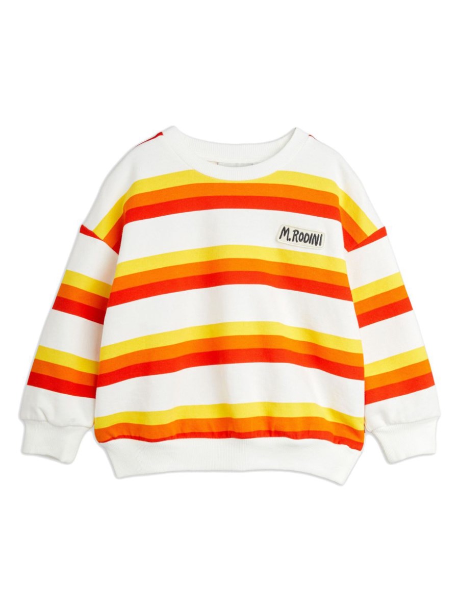 stripe aop sweatshirt