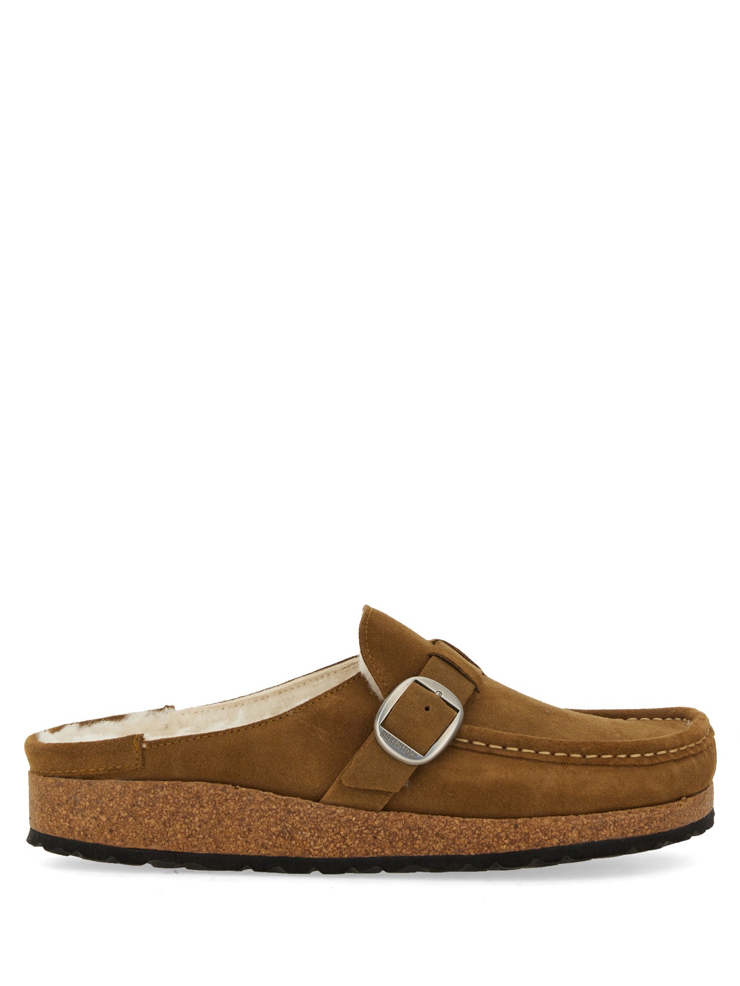 Shop Birkenstock Buckley In Shearling In Buff