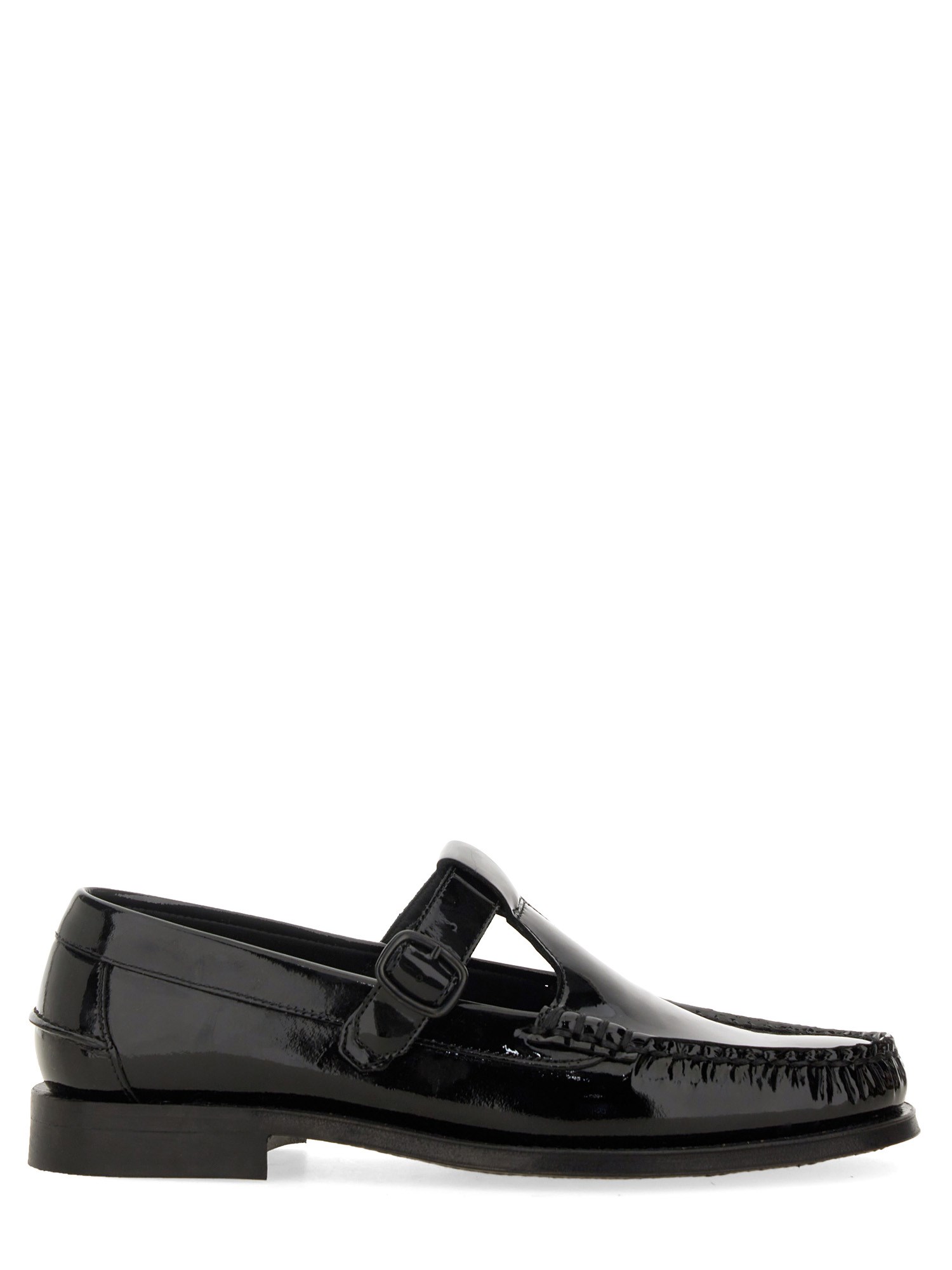 Shop Hereu Moccasin T-bar "alber" In Black