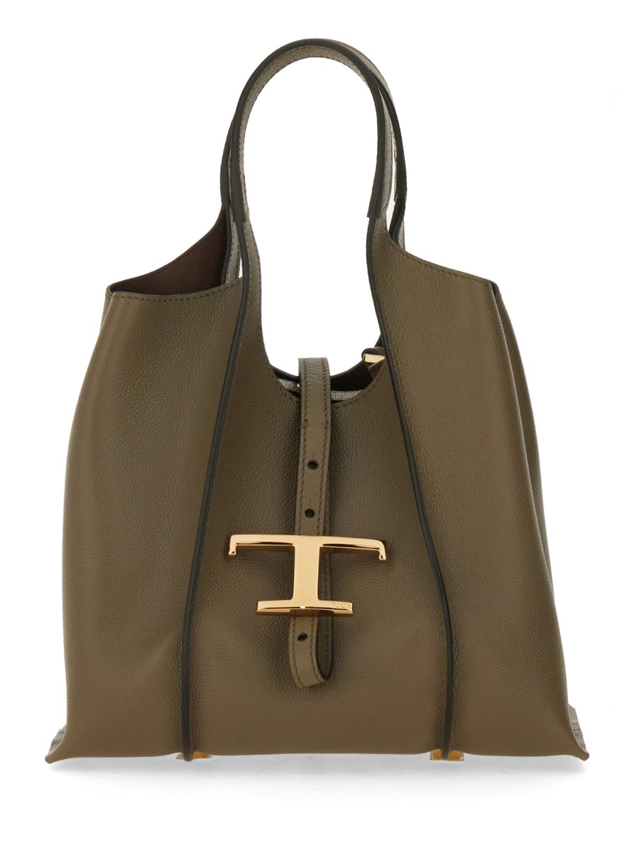 TOD&#39;S BORSA SHOPPING T TIMELESS MINI IN PELLE