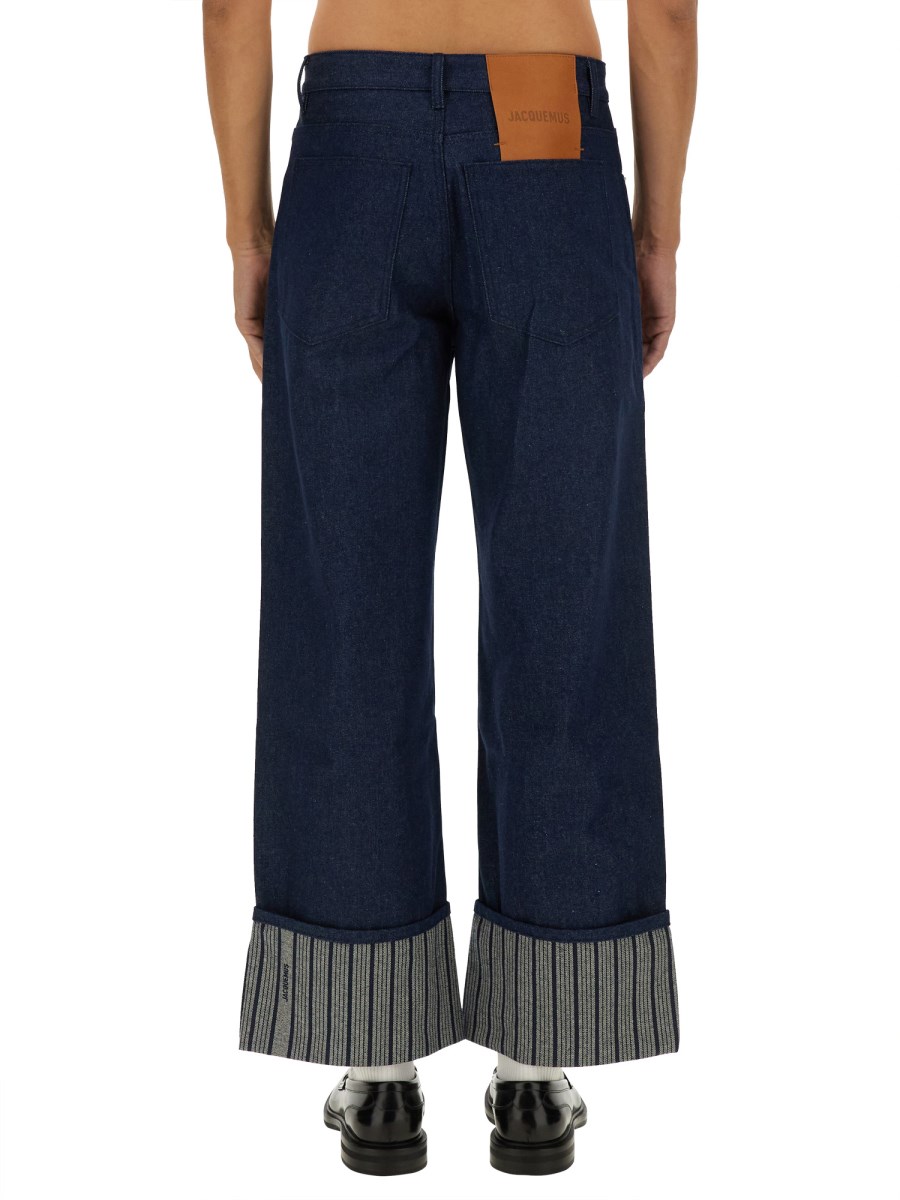 JACQUEMUS - DE-NÎMES WIDE DENIM JEANS - Eleonora Bonucci