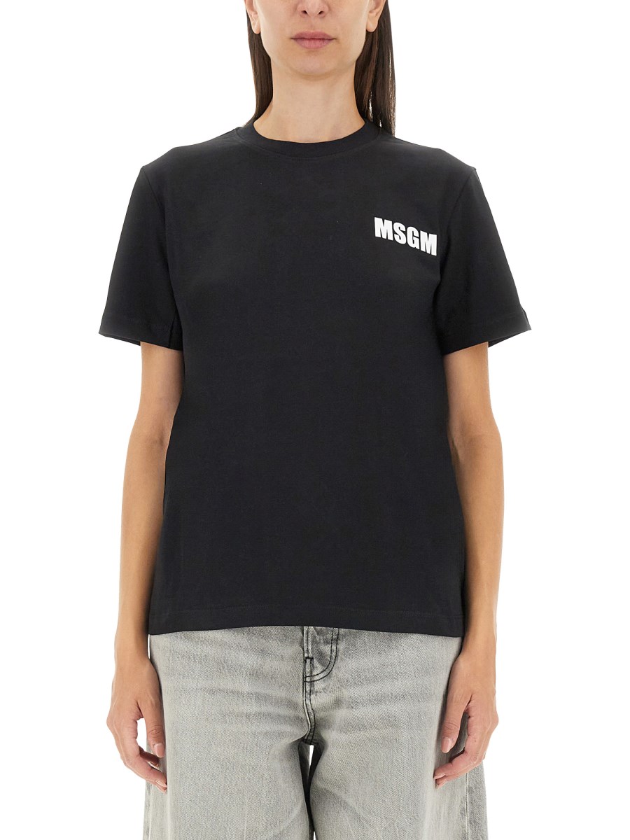 MSGM T-SHIRT CON LOGO