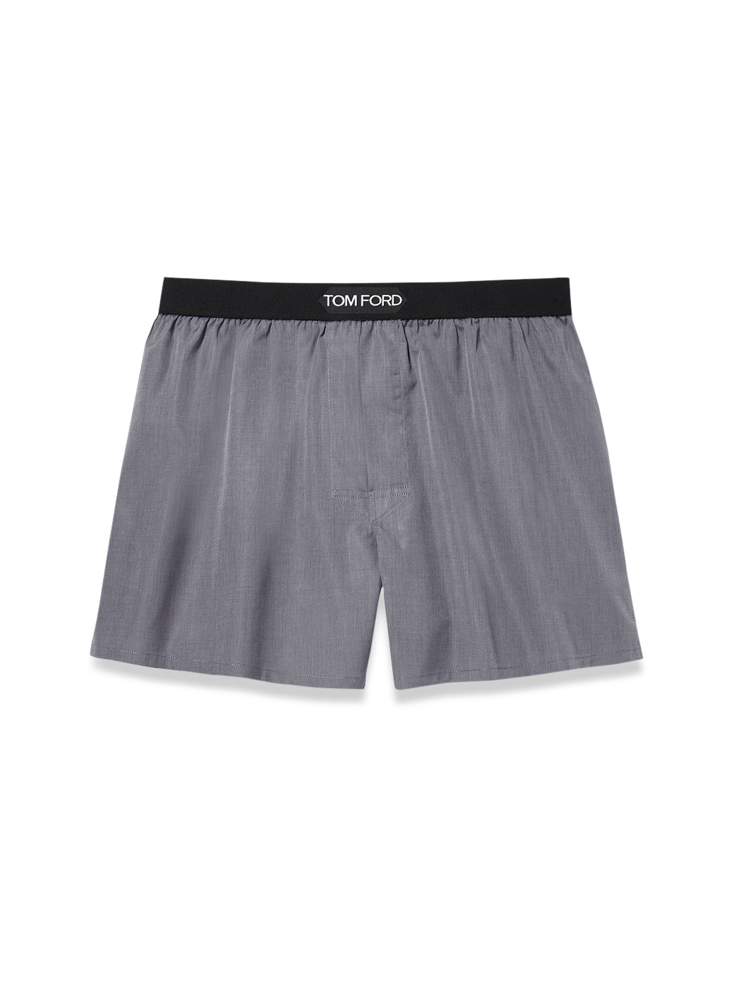 Tom Ford Short With Logo In Grey