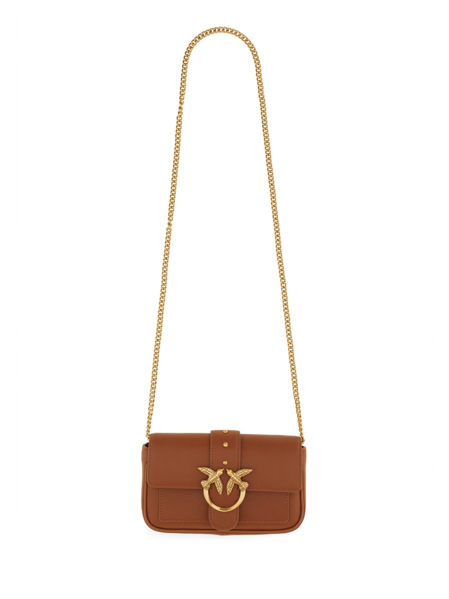 PINKO BORSA "POCKET LOVE ONE" IN NAPPA