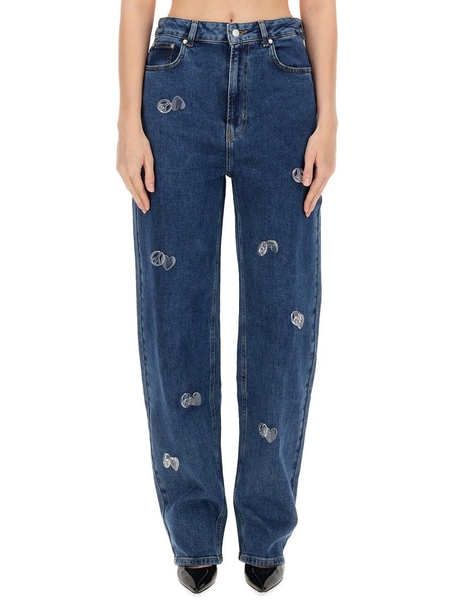 MOSCHINO JEANS PANTALONE IN DENIM