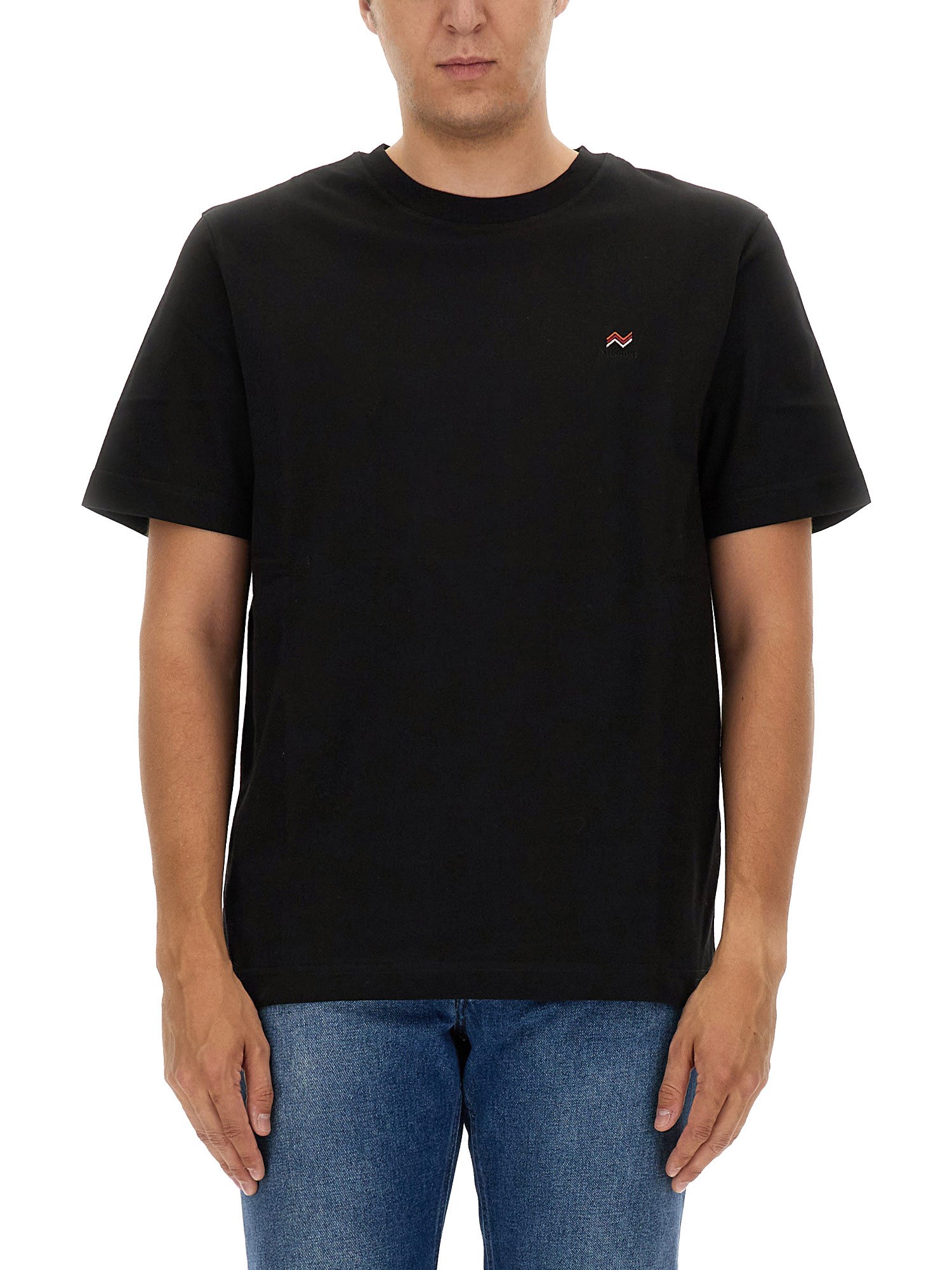 Shop Missoni T-shirt With Logo In Black