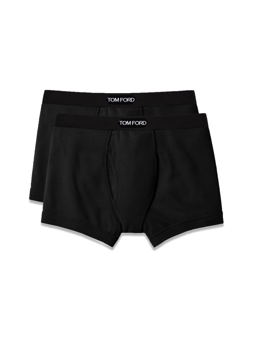 TOM FORD CONFENZIONE DA DUE BOXER CON LOGO IN COTONE