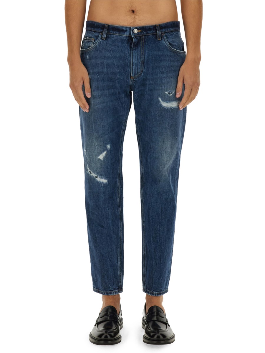 DOLCE & GABBANA JEANS LOOSE IN DENIM STRETCH