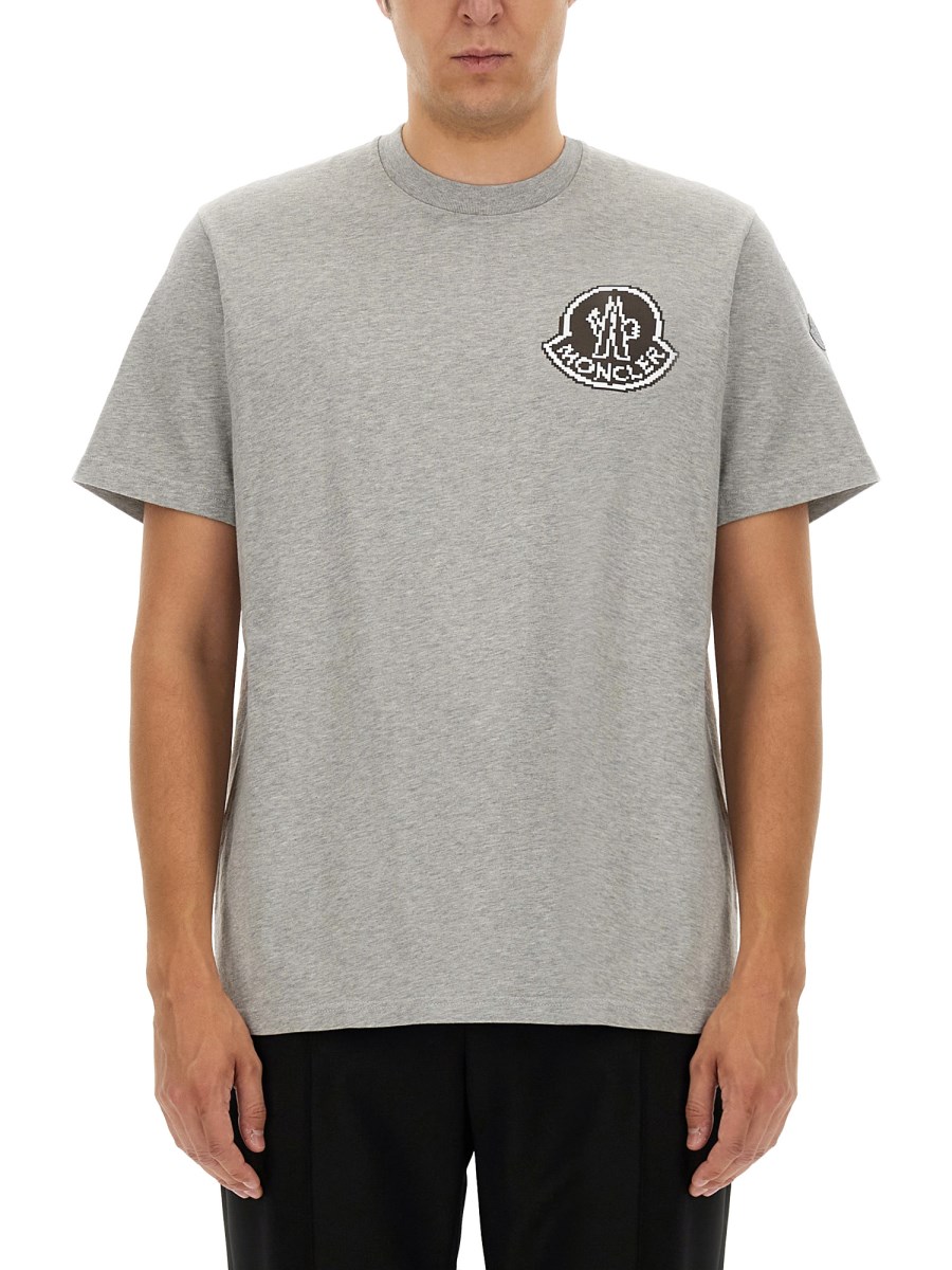 MONCLER T-SHIRT IN COTONE