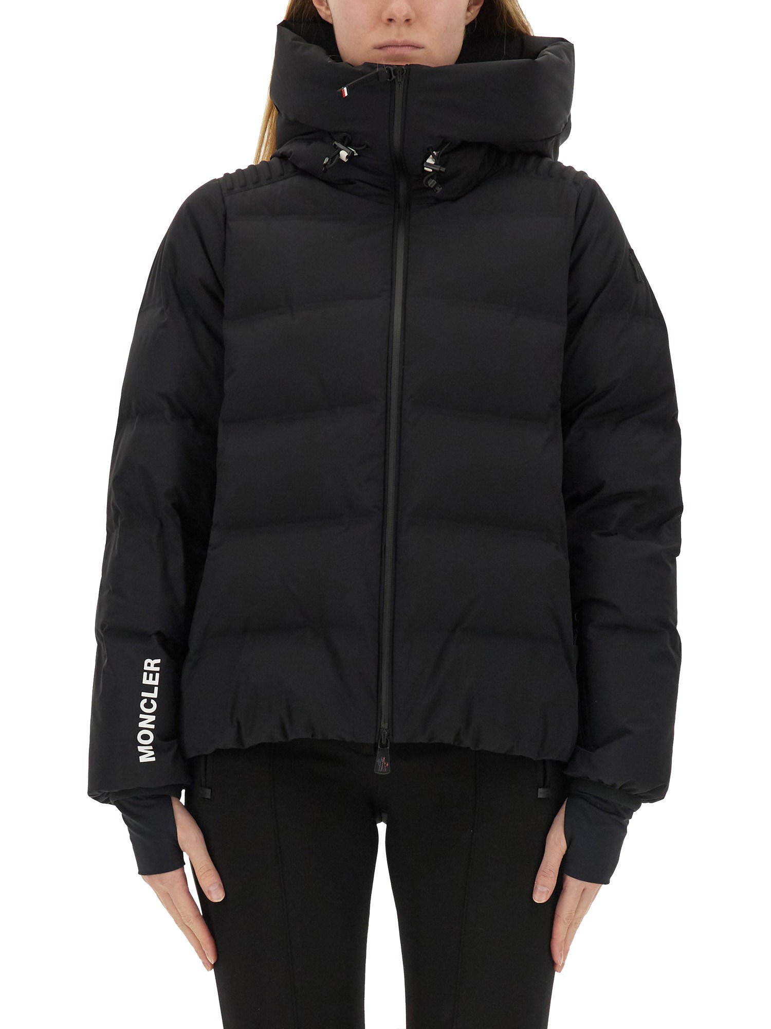 Moncler Suisses Ski Down Jacket In Black