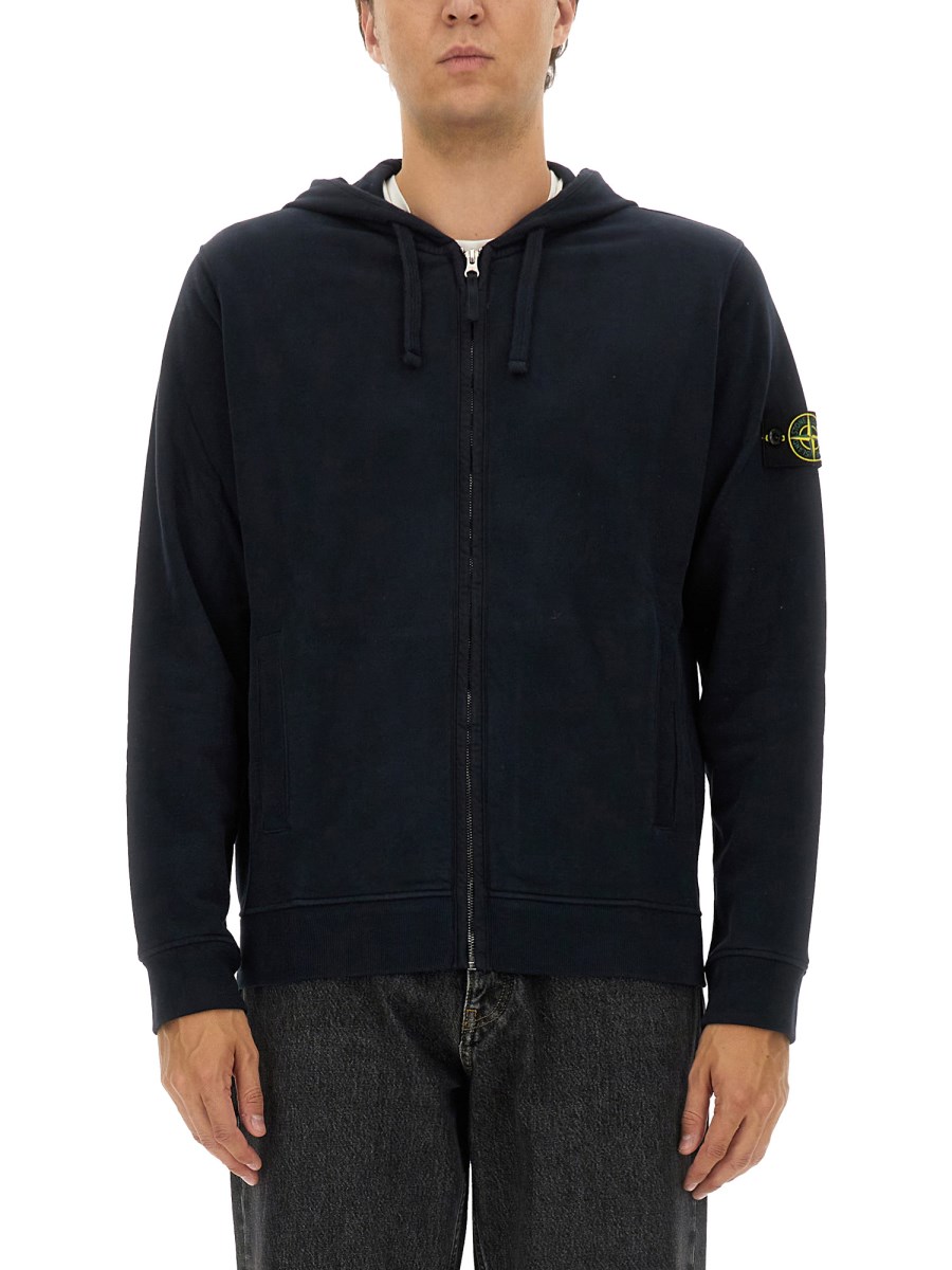 STONE ISLAND FELPA CON LOGO