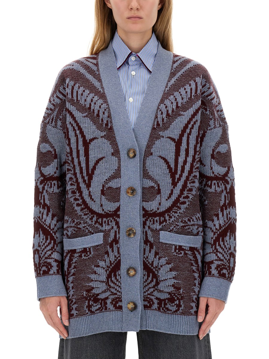 CARDIGAN IN LANA JACQUARD 