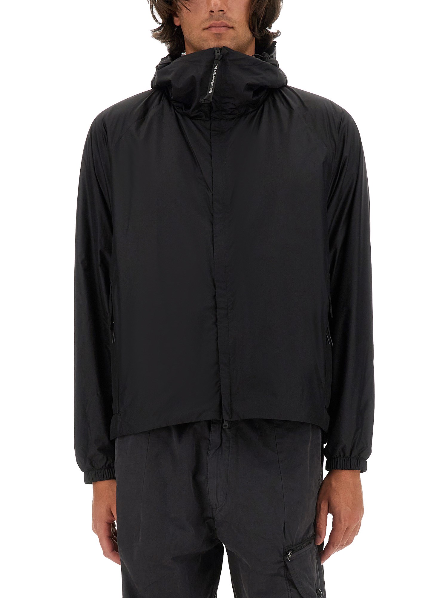 Shop C.p. Company C. P. Company Hooded Jacket In Black