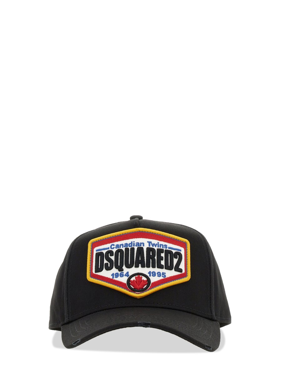 DSQUARED CAPPELLO DA BASEBALL CON LOGO