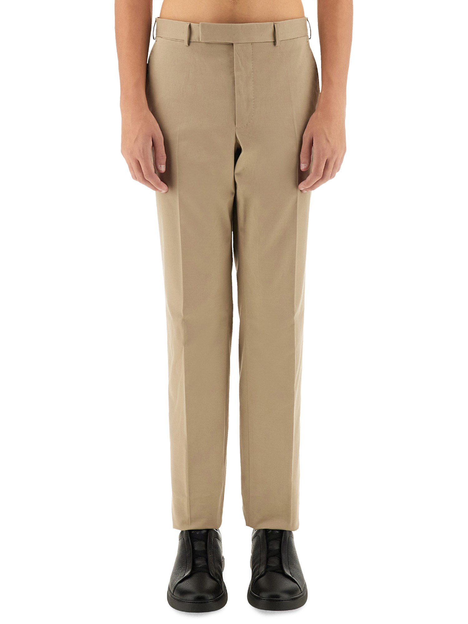 Zegna Straigth Leg Pants In Black