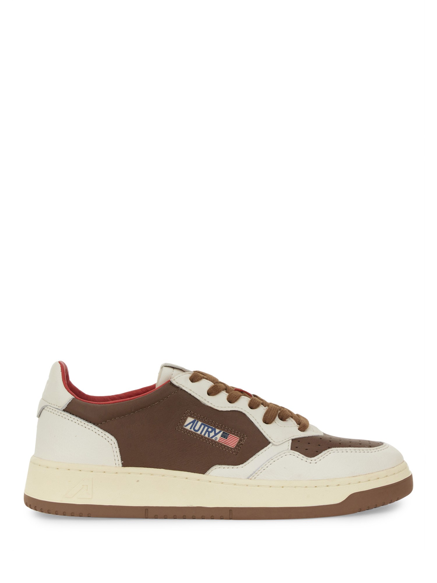 Shop Autry "medalist" Sneaker In Brown