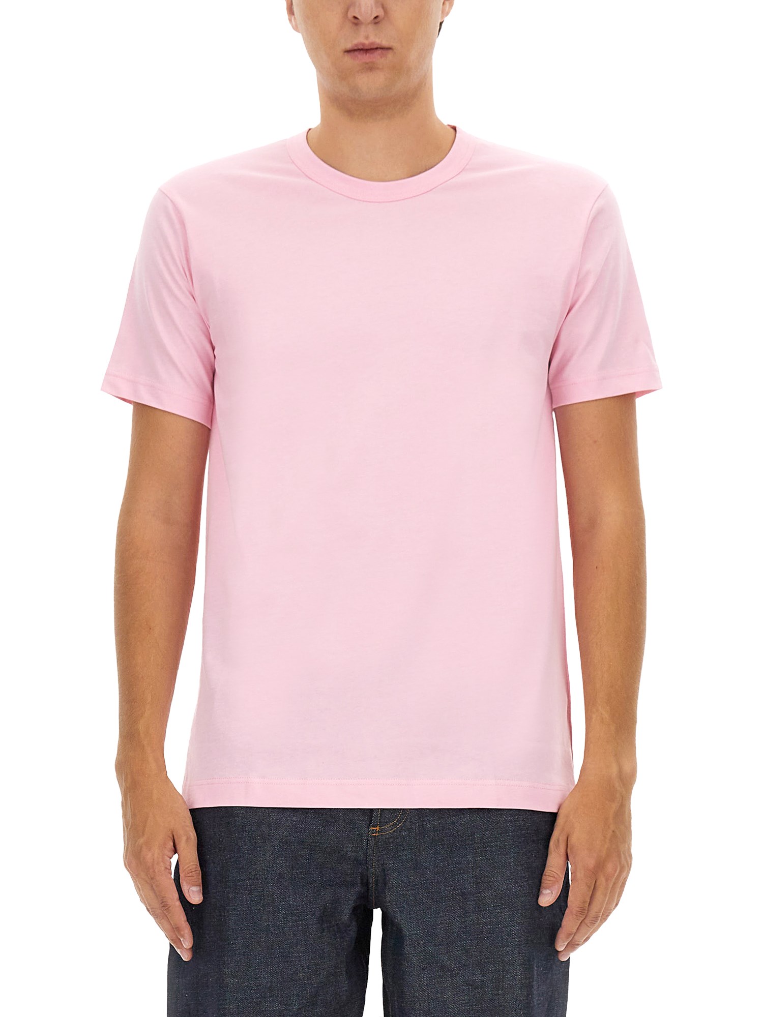 Shop Comme Des Garçons Shirt Jersey T-shirt In Pink