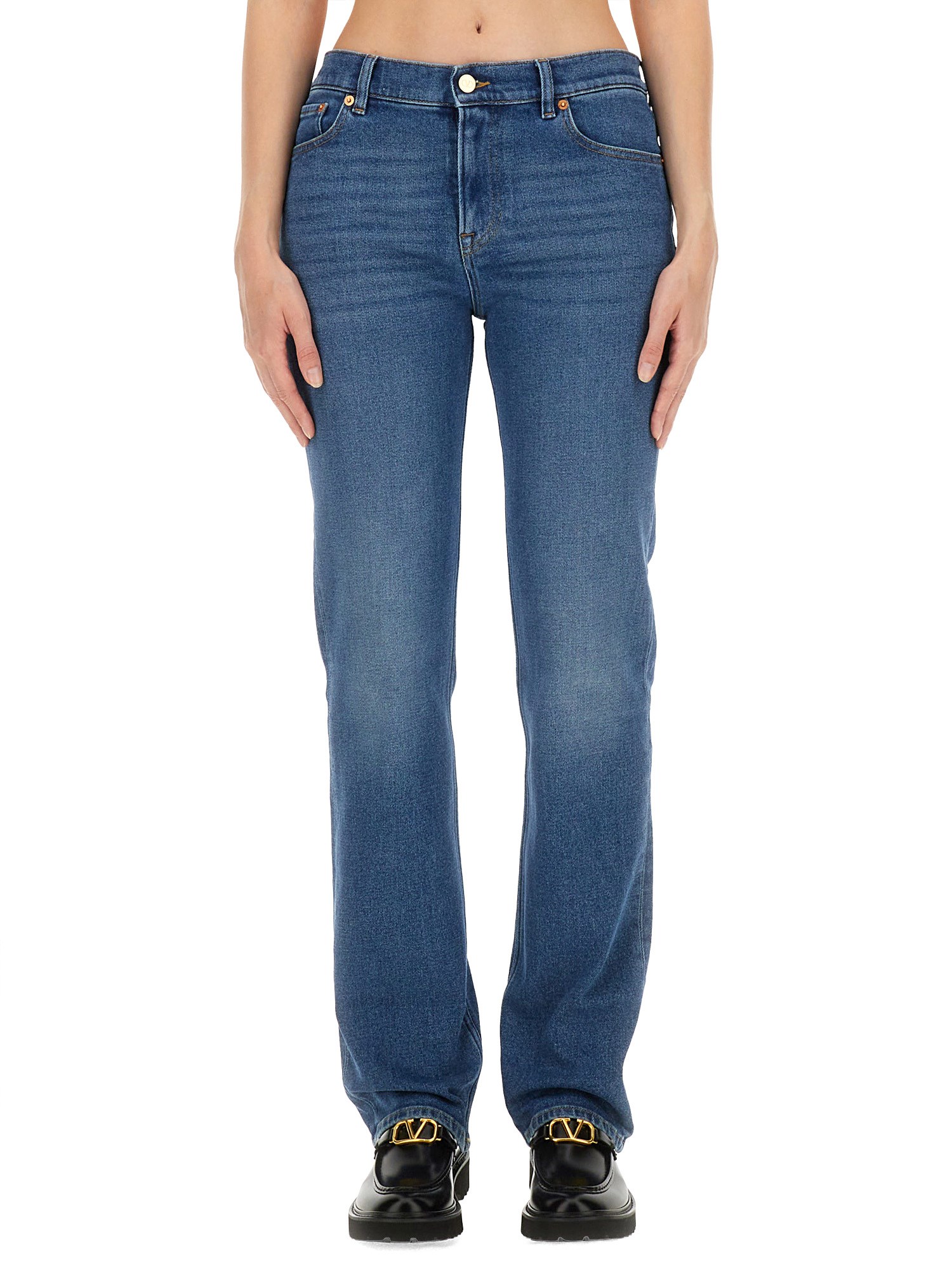 Shop Valentino Denim Pants