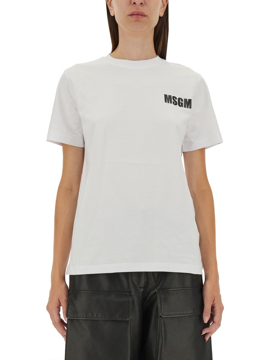 MSGM T-SHIRT CON LOGO