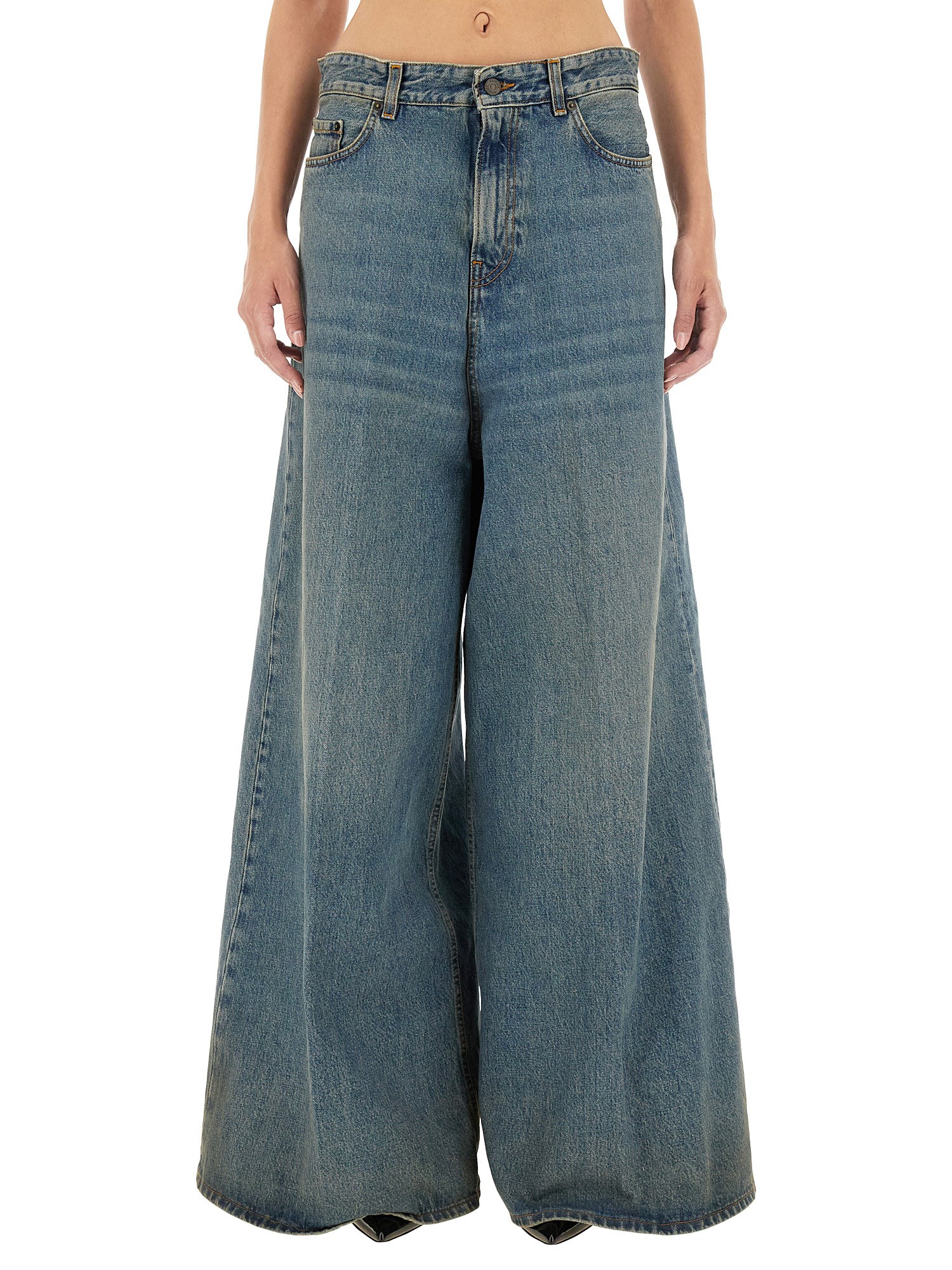 Shop Haikure Big Bethany Jeans In Denim