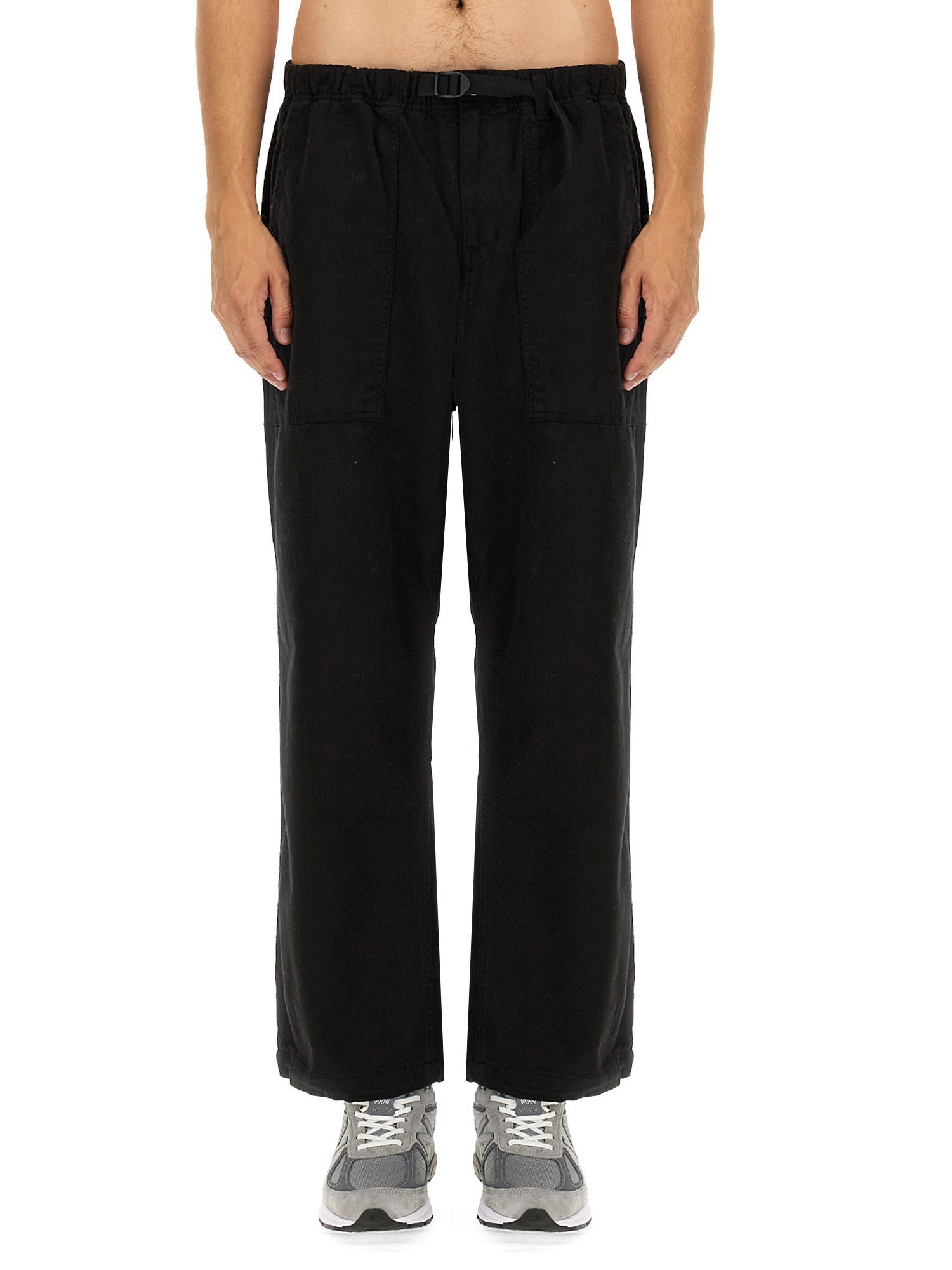 Shop Carhartt Cotton Pants In Black