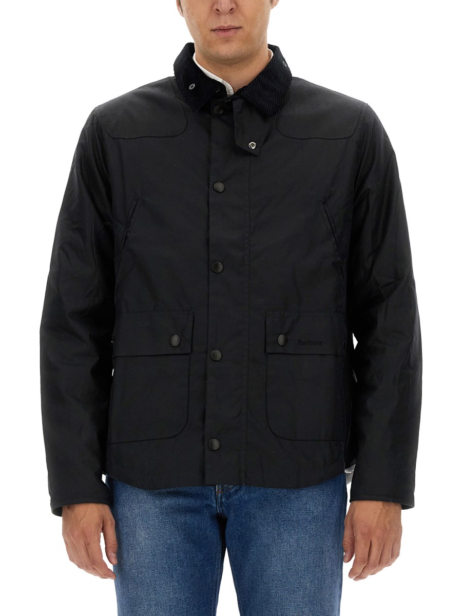 BARBOUR GIACCA REELIN WAX IN COTONE CERATO