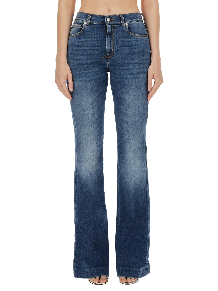 ALEXANDER McQUEEN PANTALONE IN DENIM BOOTCUT