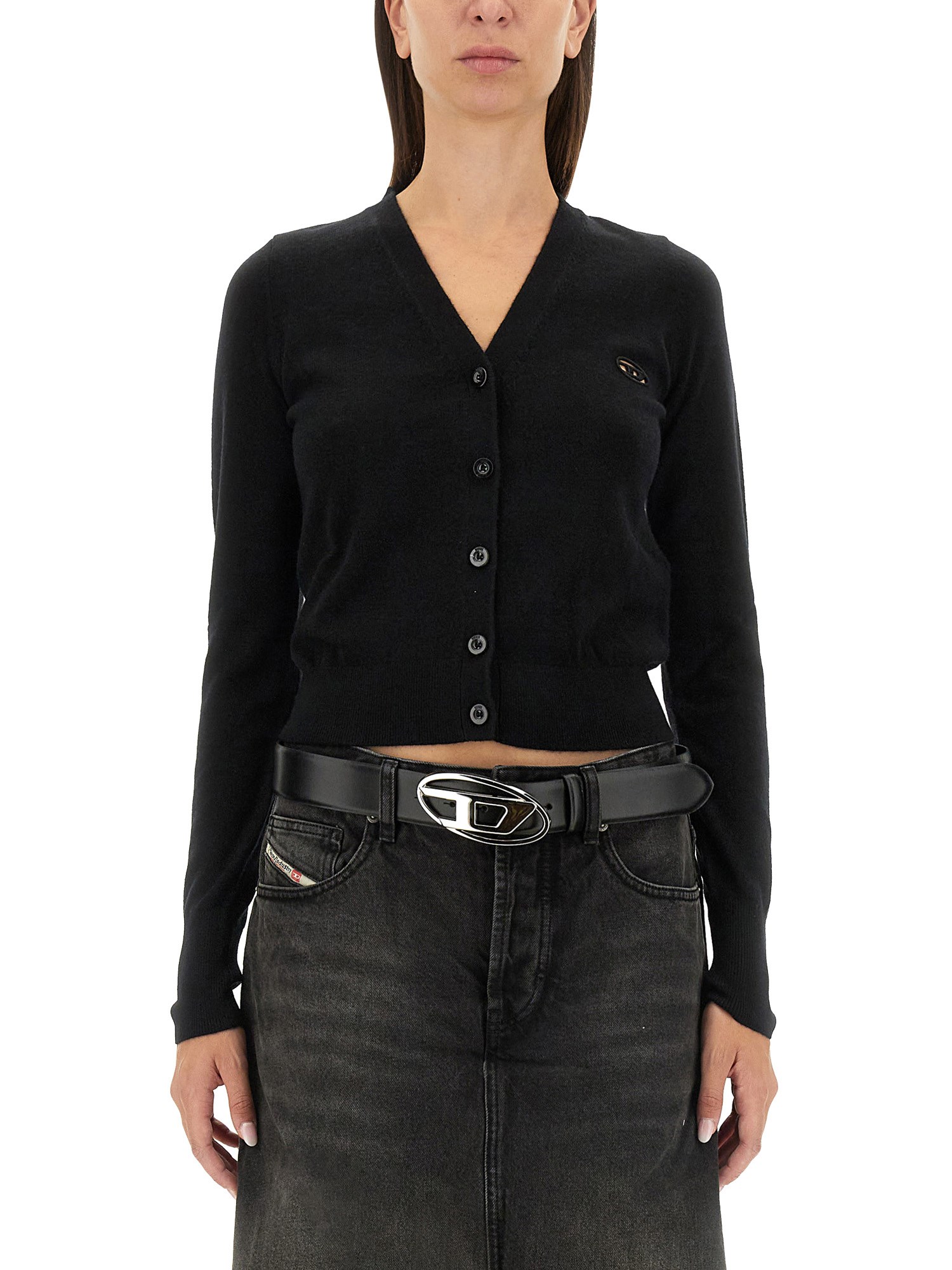 Shop Diesel M-arte Shirt In Black