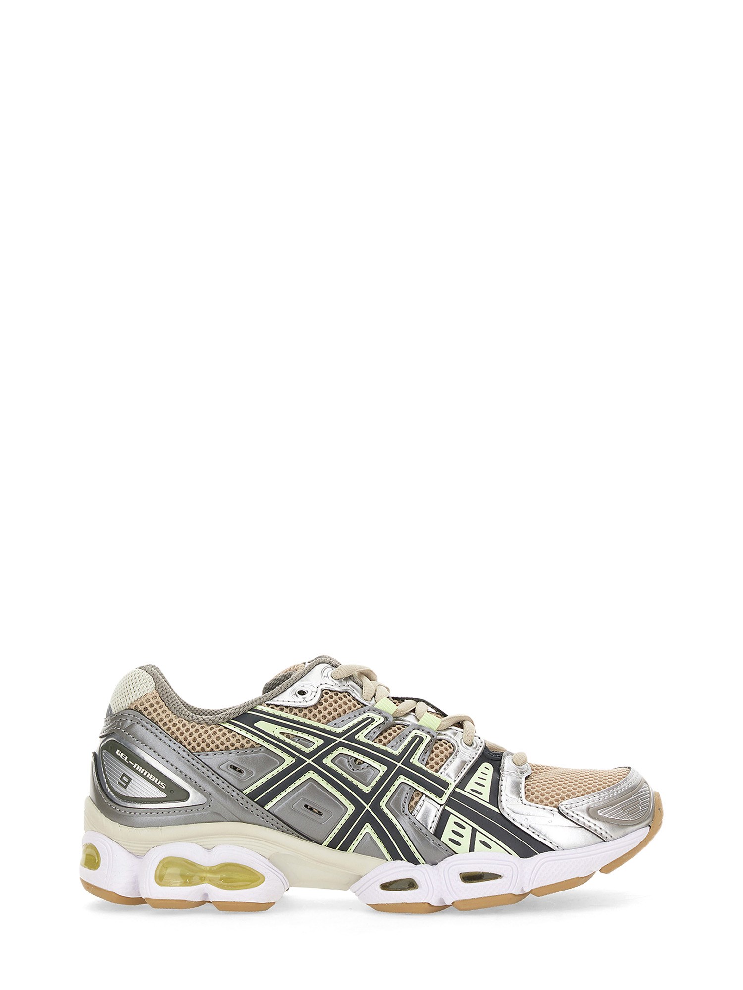 Shop Asics "gel-nimbus 9" Sneaker In Silver