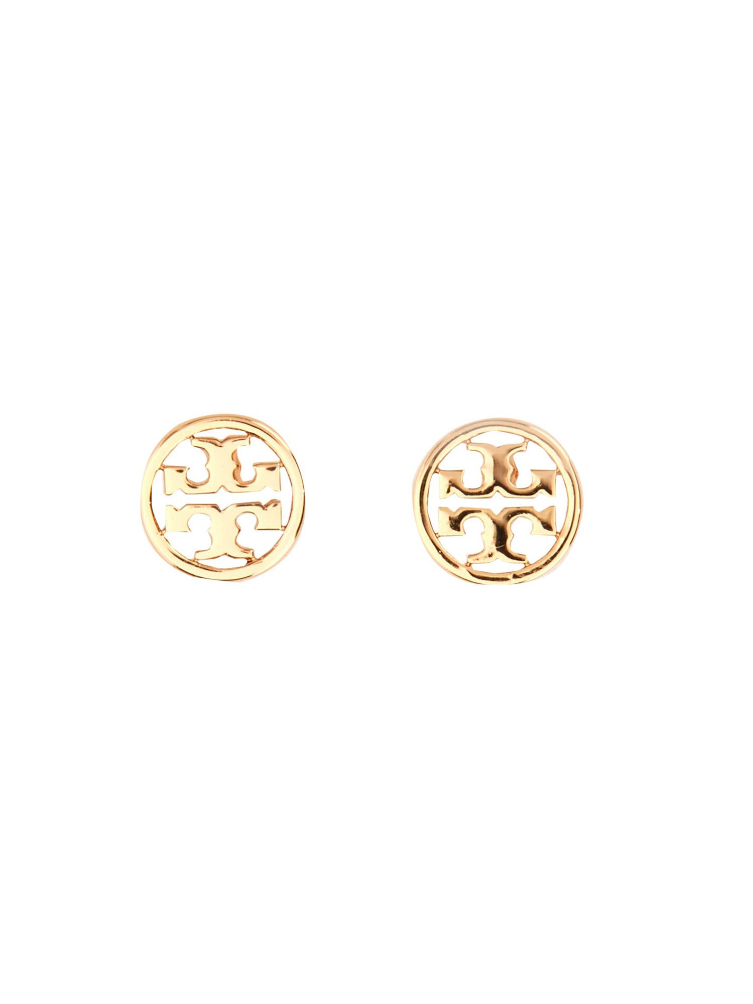 Shop Tory Burch "miller" Stud Earrings In Gold