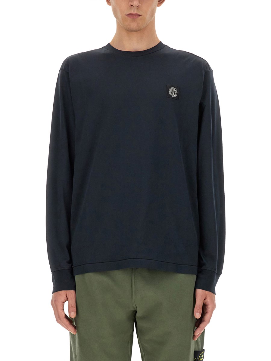 STONE ISLAND T-SHIRT IN COTONE