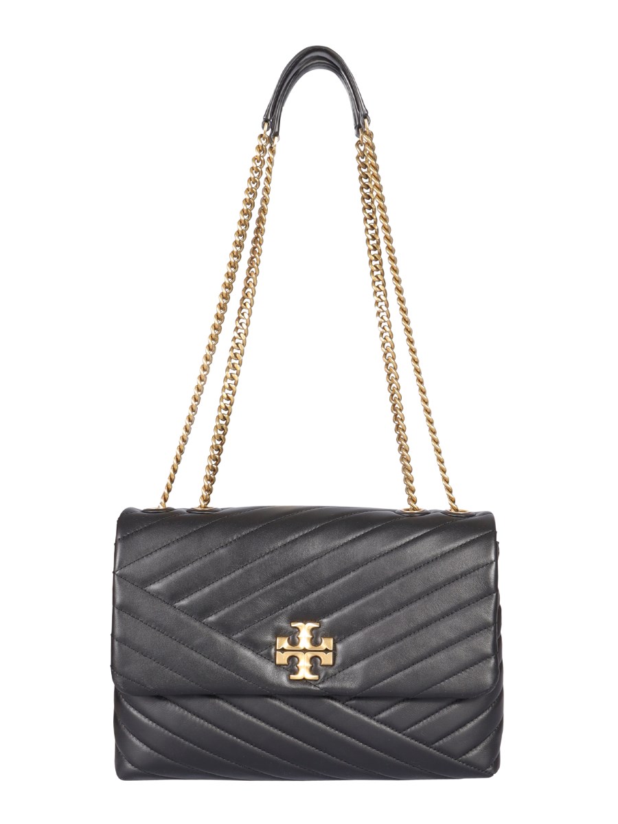 TORY BURCH BORSA A SPALLA KIRA CONVERTIBLE IN PELLE CHEVRON