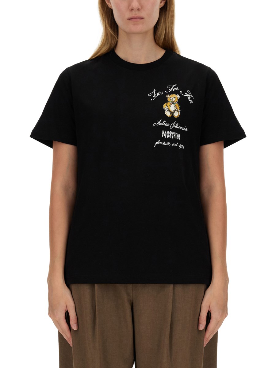 MOSCHINO T-SHIRT CON LOGO