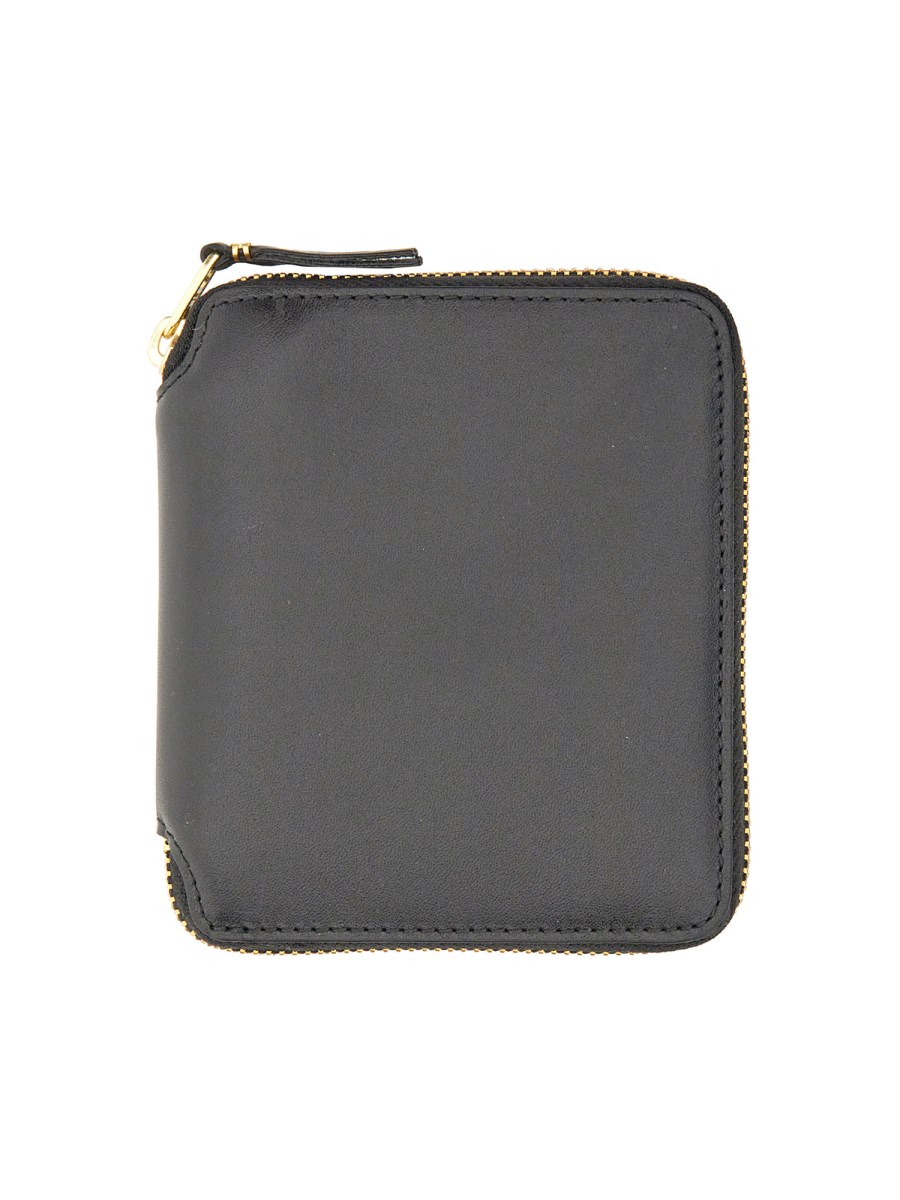 COMME DES GARCONS WALLET PORTAFOGLIO IN PELLE CON ZIP