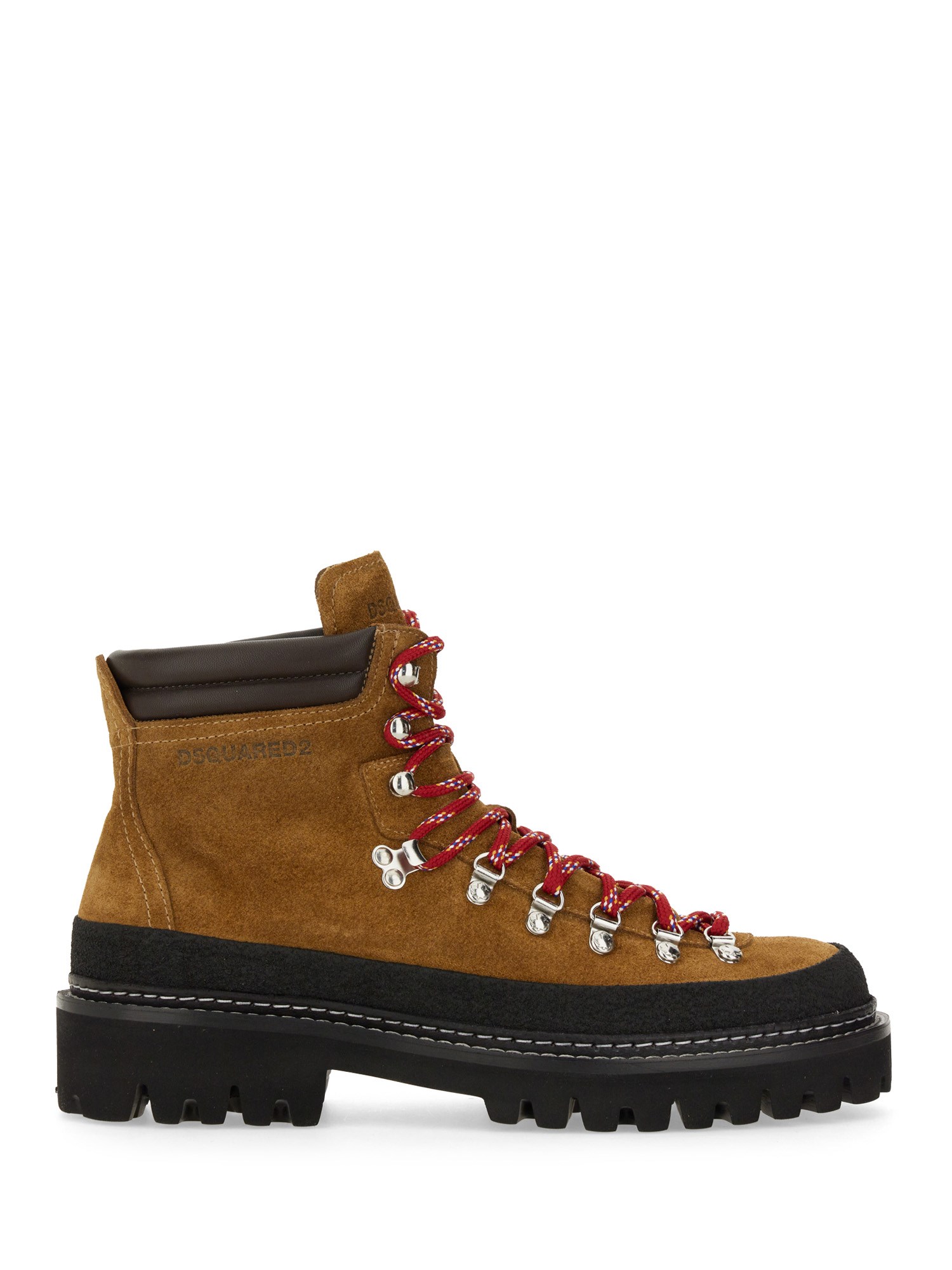 Shop Dsquared2 Boot "canadian Hiking" In Beige