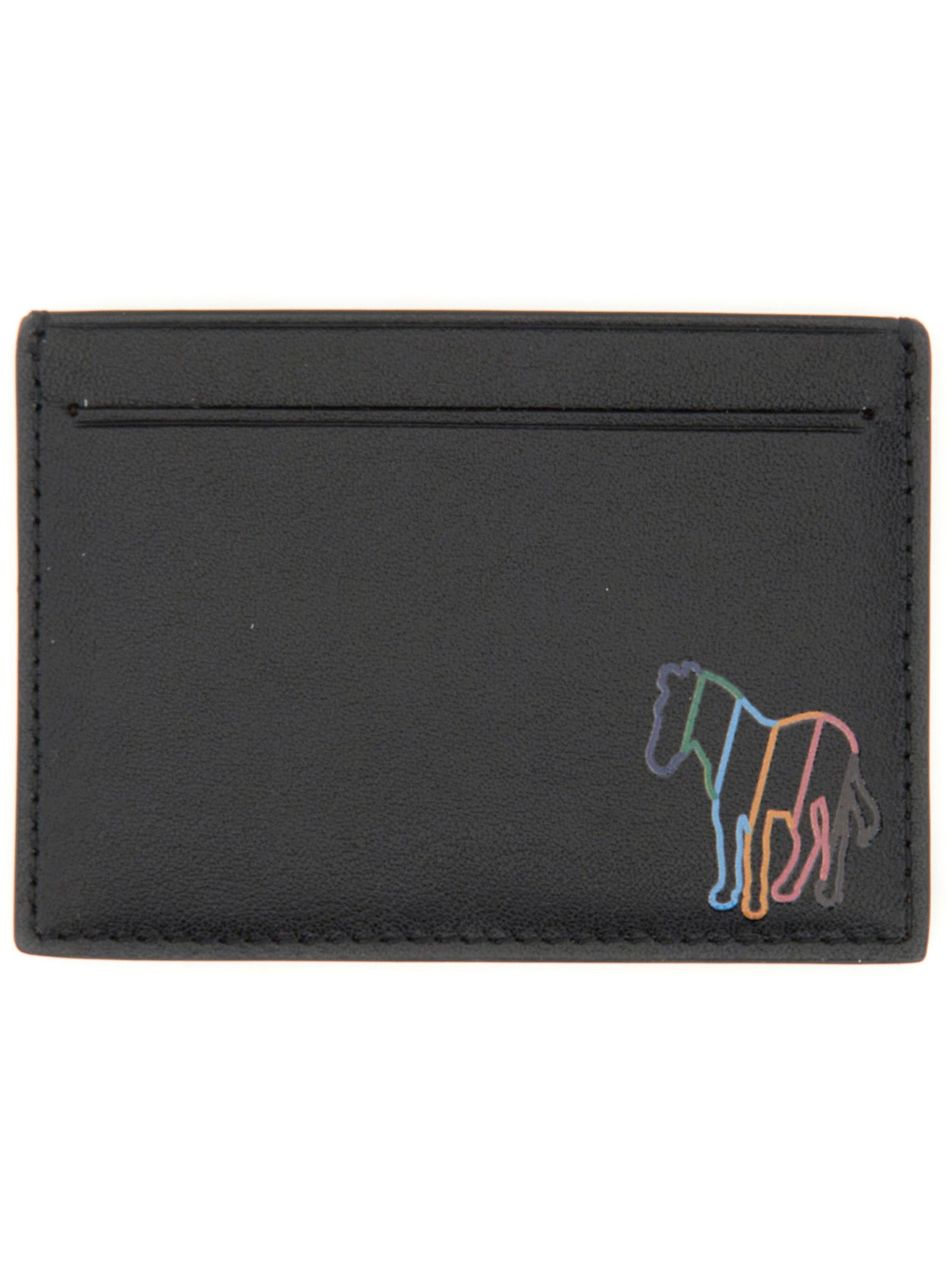 Ps By Paul Smith Ps Paul Smith Leather Card Holder In Black