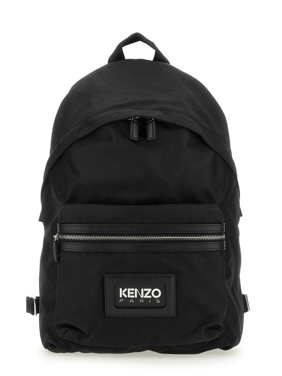 KENZO COTTON CANVAS KENZOGRAPHY BACKPACK Eleonora Bonucci