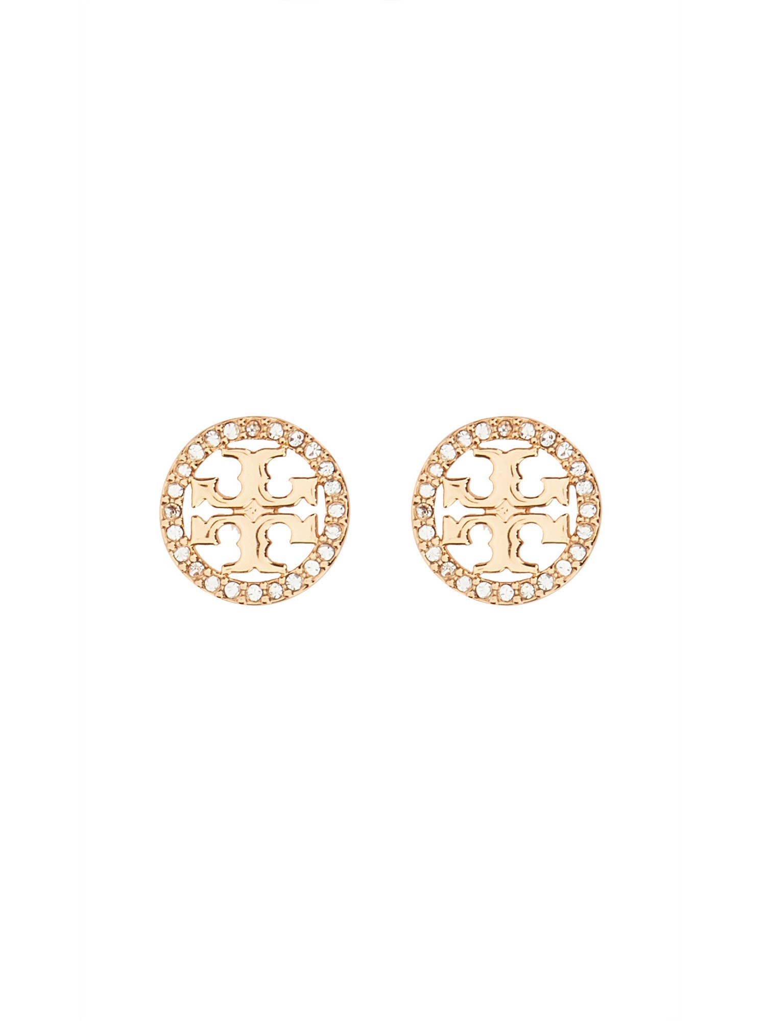 Shop Tory Burch Miller Earrings In Gold