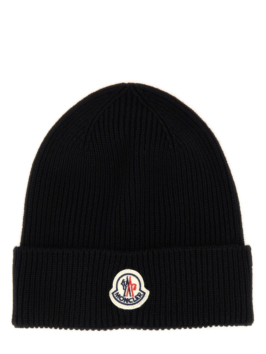 MONCLER CAPPELLO BEANIE CON LOGO